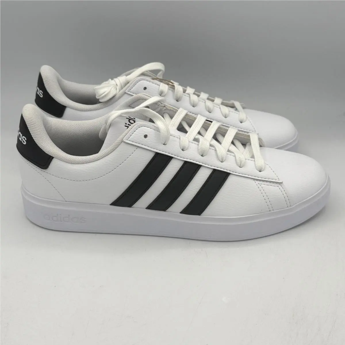 Adidas Grand Court 2.0 Sneakers Mens 9.5 White Black GW9195
