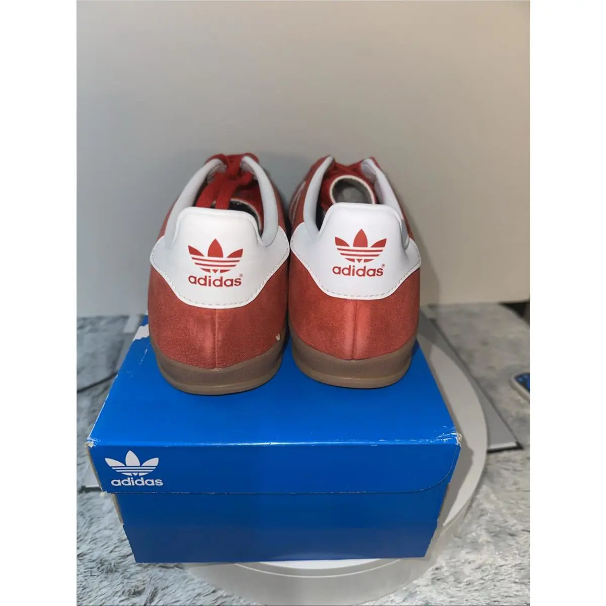 Adidas shoes - adidas Originals Gazelle - Originals Gazelle - Scarlet/White/Gum (UPC: 197609581679) 9