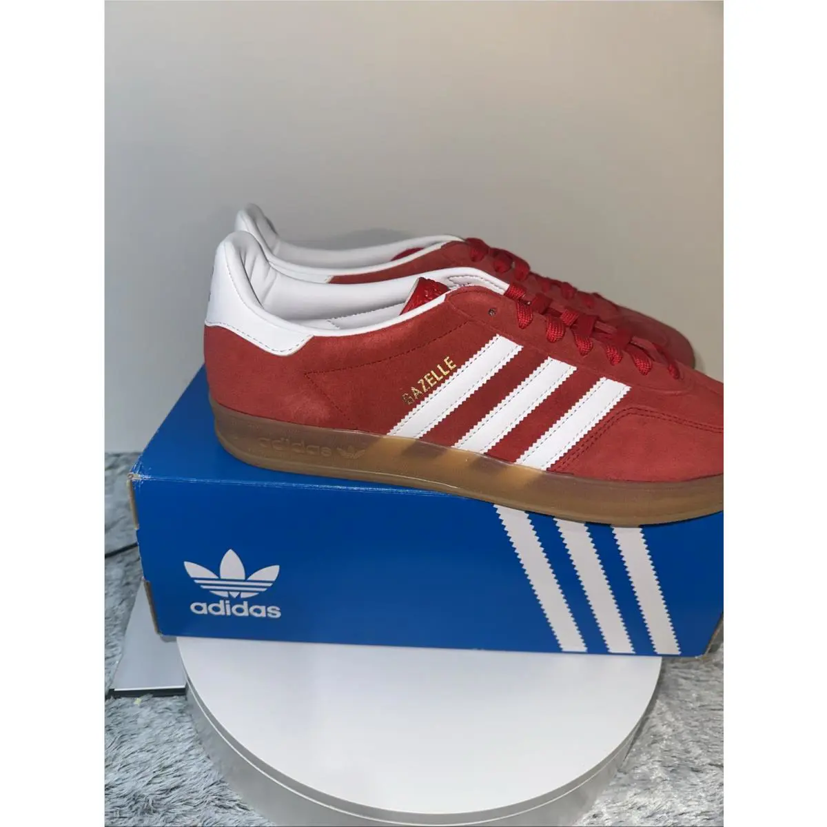 Adidas shoes - adidas Originals Gazelle - Originals Gazelle - Scarlet/White/Gum (UPC: 197609581679) 12