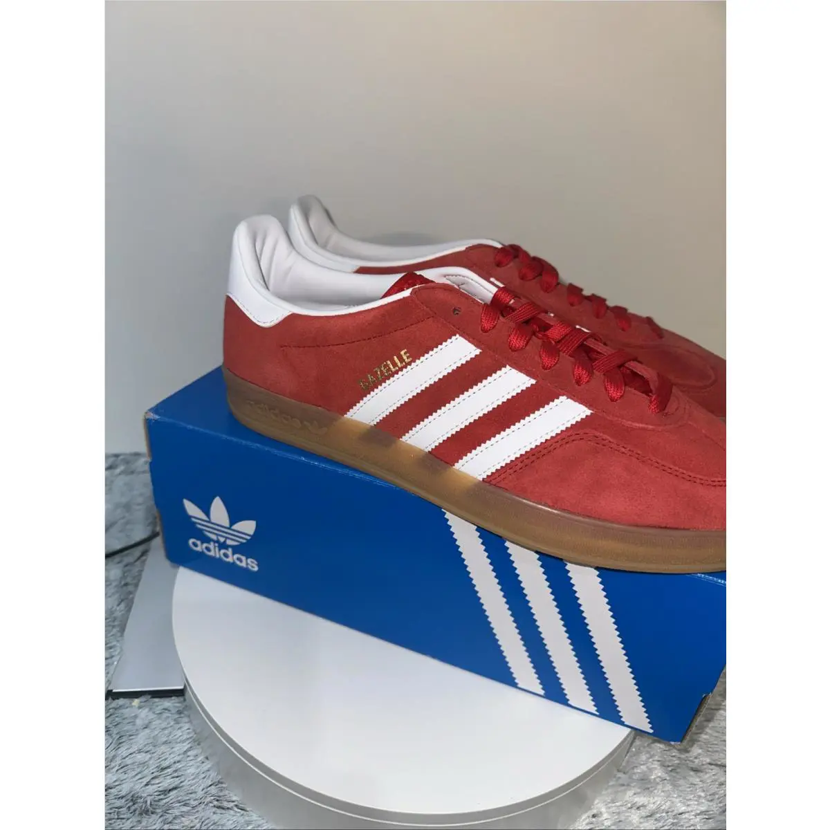 Adidas shoes - adidas Originals Gazelle - Originals Gazelle - Scarlet/White/Gum (UPC: 197609581679) 13