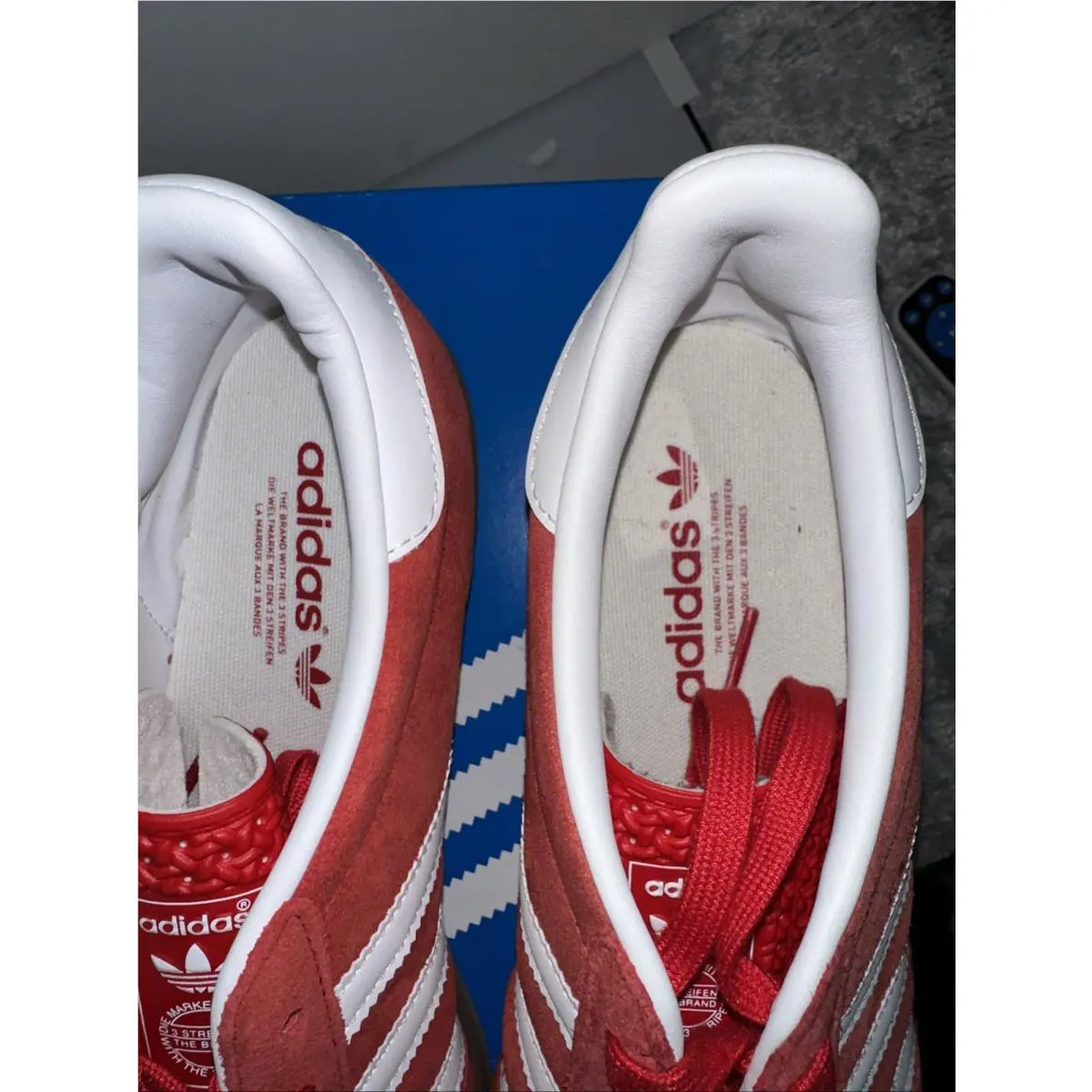 Adidas shoes - adidas Originals Gazelle - Originals Gazelle - Scarlet/White/Gum (UPC: 197609581679) 2
