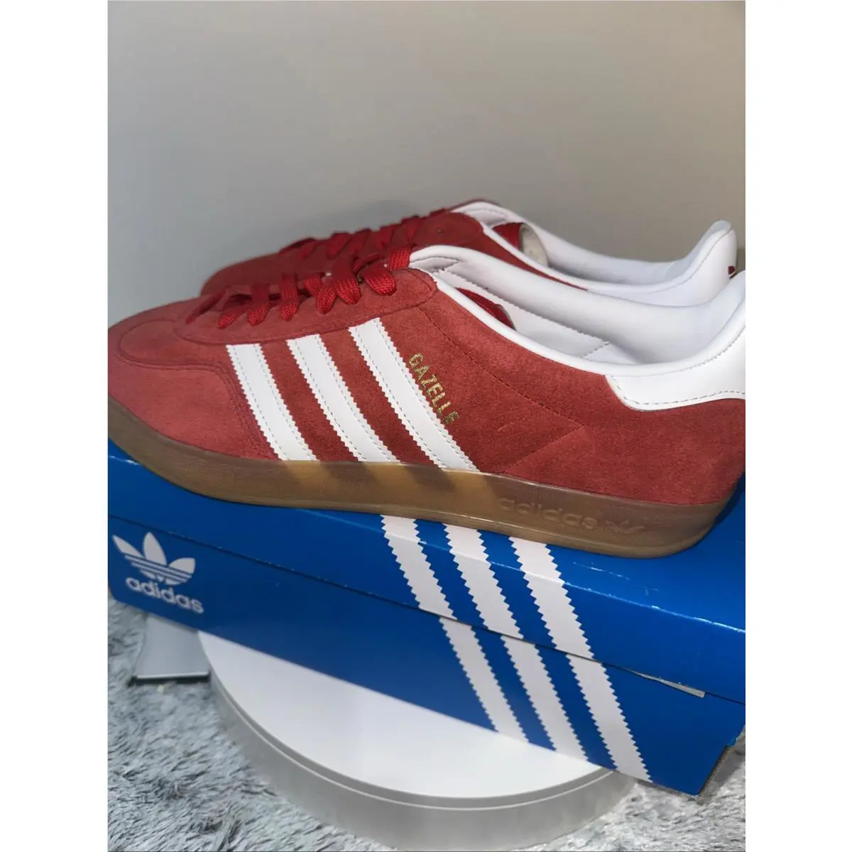 Adidas shoes - adidas Originals Gazelle - Originals Gazelle - Scarlet/White/Gum (UPC: 197609581679) 6