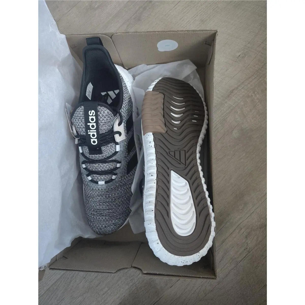 Adidas shoes - adidas Kaptir 4.0 Wide - Kaptir Wide - JR8482 - Cloud White / Core Black / Gum (UPC: 197621640019) 0