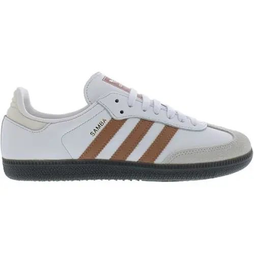 Adidas. Samba OG Women’s Sneakers Size 8 White Clay Strata Gold Metallic - Crystal White / Clay Strata / Gold Metallic