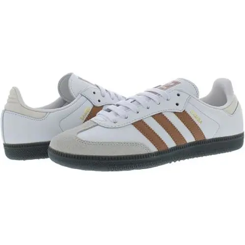 Adidas shoes - Crystal White / Clay Strata / Gold Metallic (UPC: 196479091547) 1
