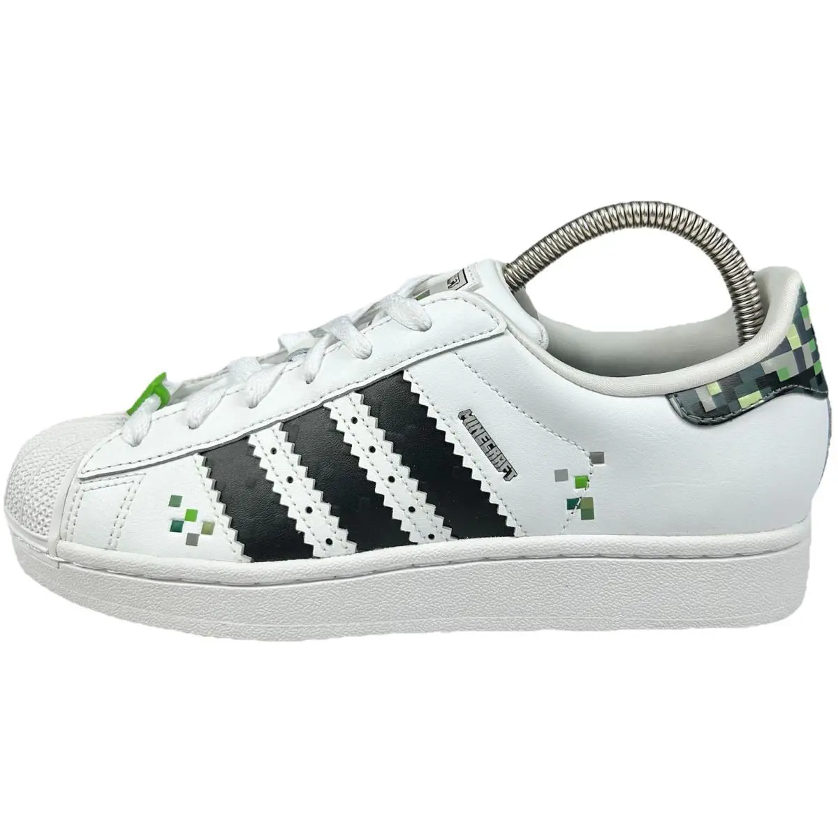 Adidas Superstar II x Minecraft Shoes Kids Size 4.5 Women’s Size 5.5 JQ8749