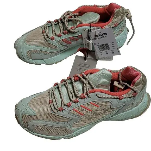 Adidas Torsion Trdc W Tennis Trainer Shoes Icemint Pink Women`s 7