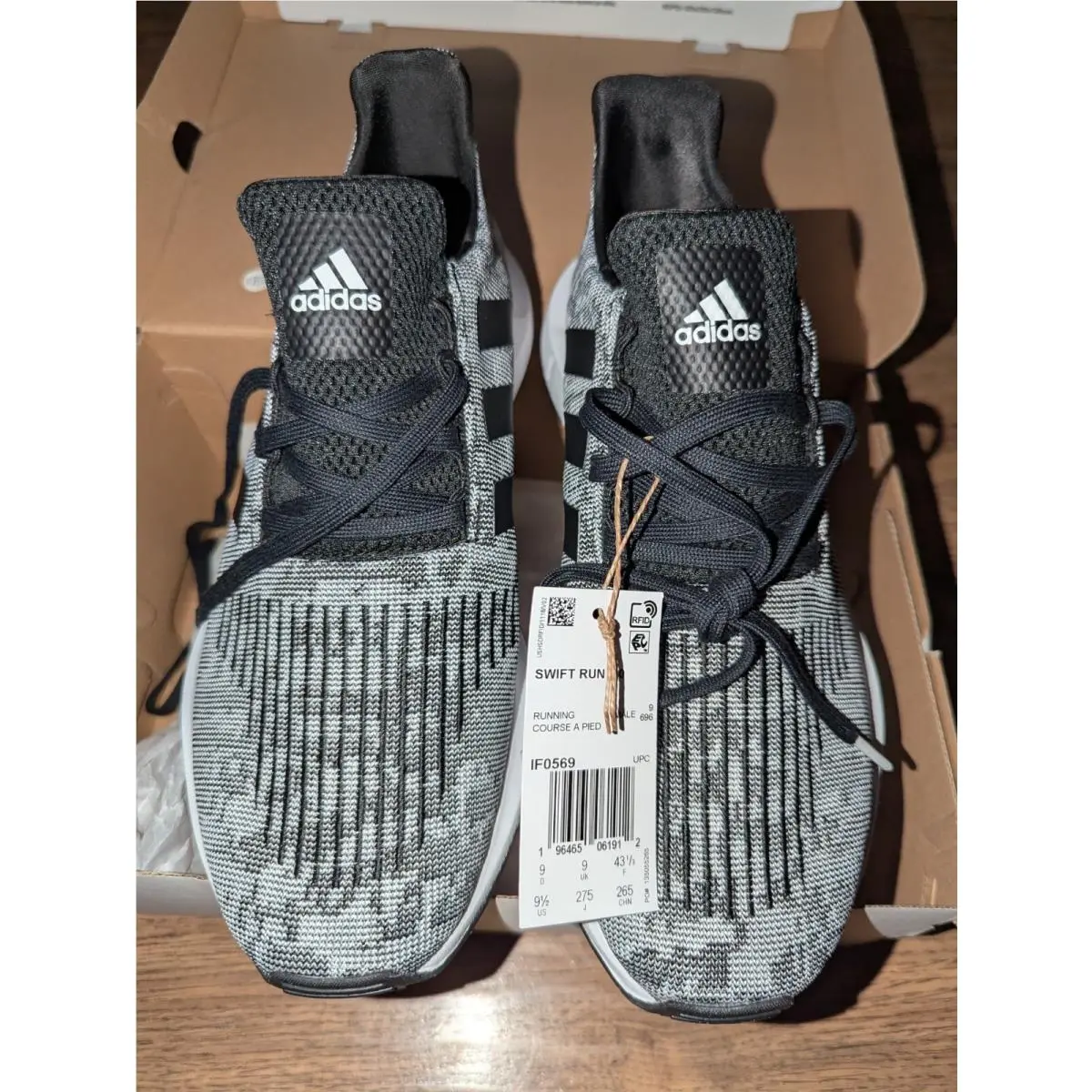 Adidas shoes - adidas Swift Run - Swift Run - Black/White 3