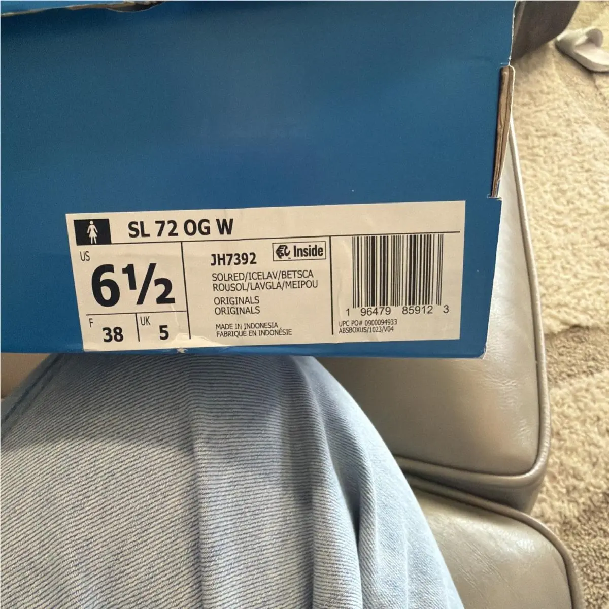 Adidas shoes - adidas SL 72 - Solar Red / Ice Lavender / Better Scarlet (UPC: 0196479859123) 0