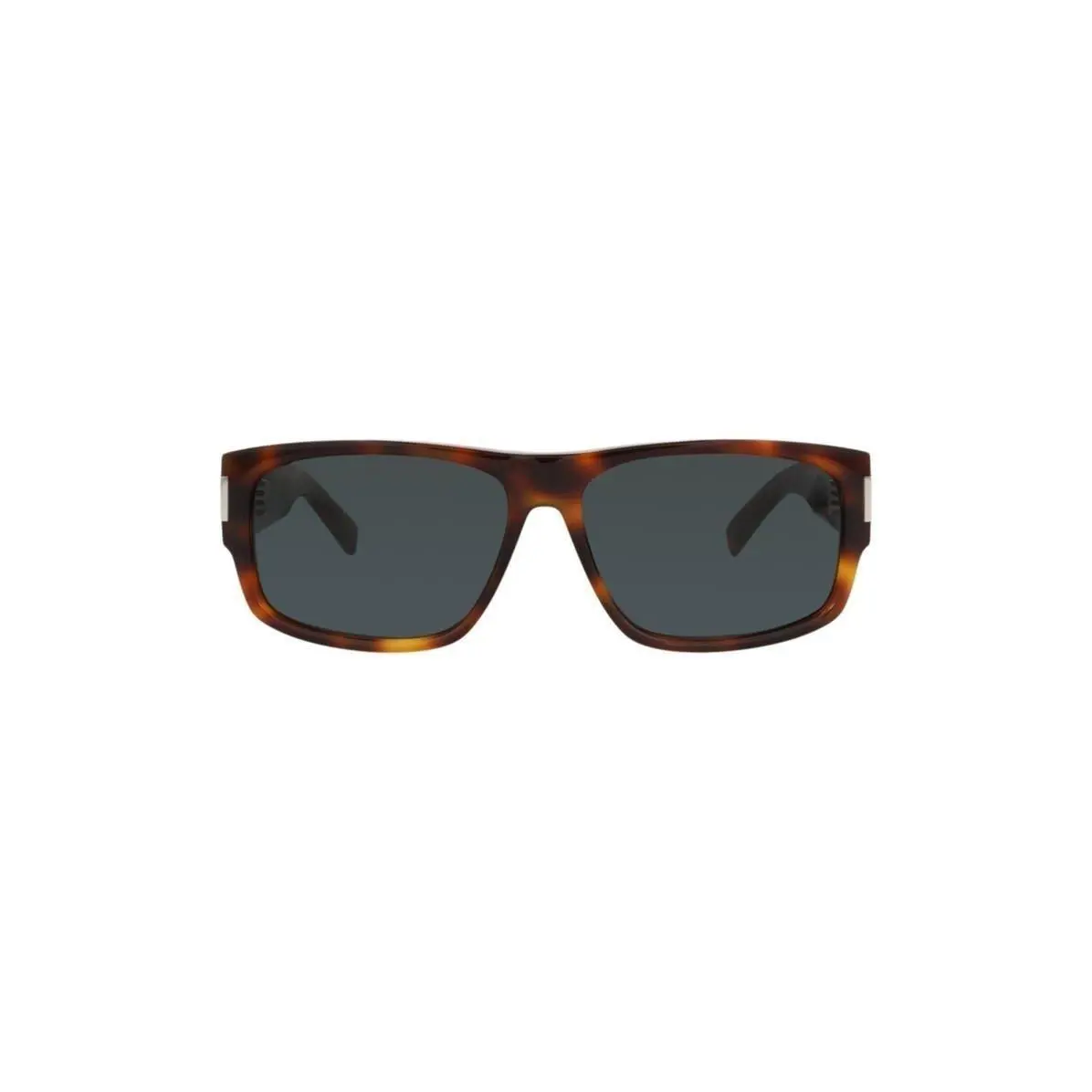 Saint Laurent Men 59mm Rectangular Sunglasses Havana Havana Black