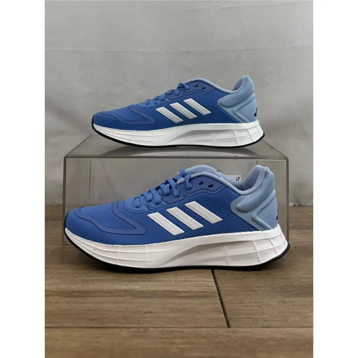 Adidas Duramo 10 Running Shoes Women`s Blue White Sz 6.5 HQ4131