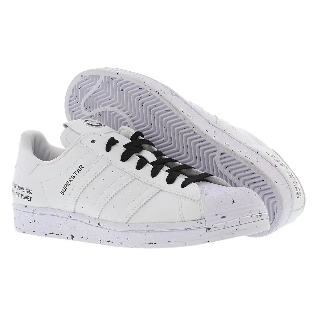 Adidas Superstar Mens Shoes Size 4.5 Color: White/black - White/Black, Main: White