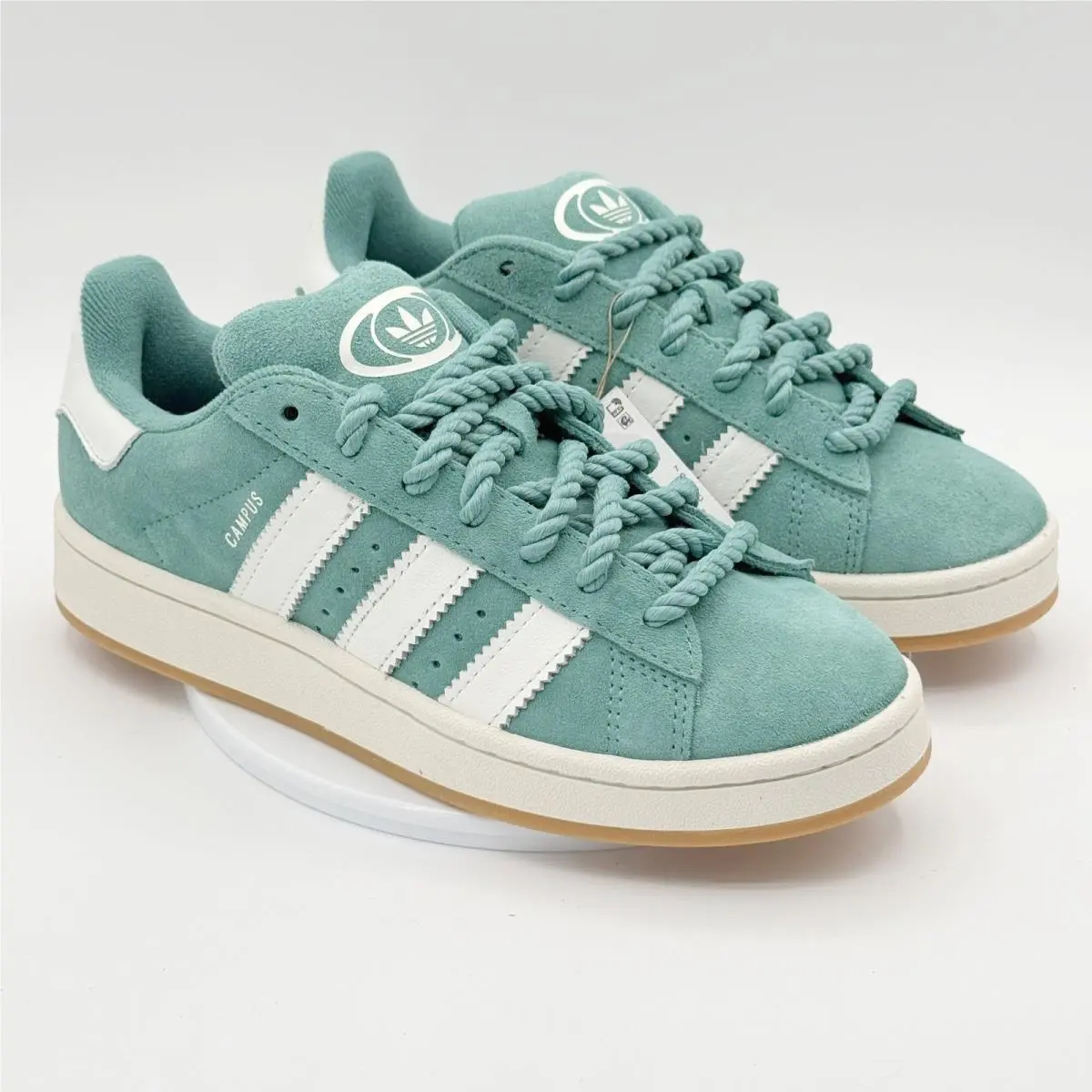 Adidas Campus 00s W Womens Size 8.5 Powder Teal White Rope Laces JP6191