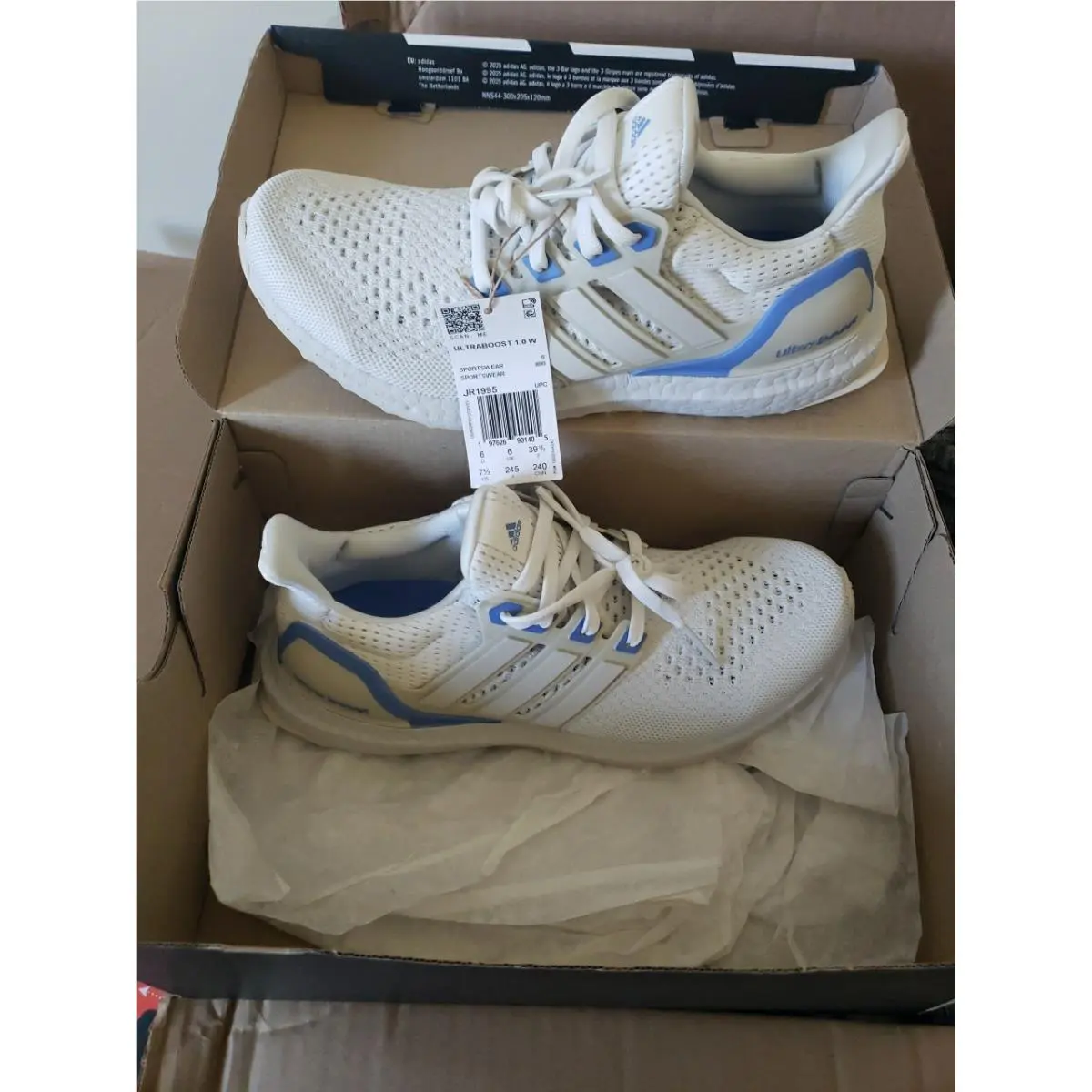 Adidas shoes - adidas UltraBoost 1.0 - UltraBoost - JR1995 - White (UPC: 197626901405) 0