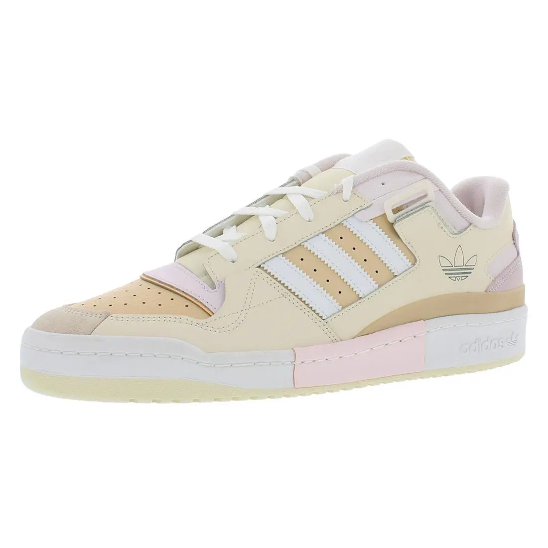 Adidas Forum Exhibit Low Mens Shoes Size 12.5 Color: Ecru Tint/cloud - Ecru Tint/Cloud White/Halo Amber, Full: Ecru Tint/Cloud White/Halo Amber
