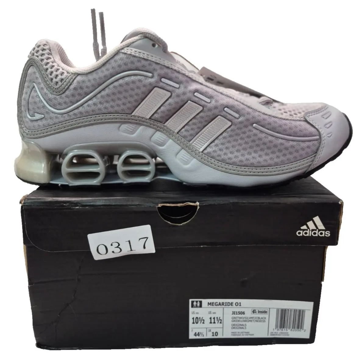 Adidas shoes - adidas Megaride O1 - Megaride - JI1506 - Grey (UPC: 197615820502) 4