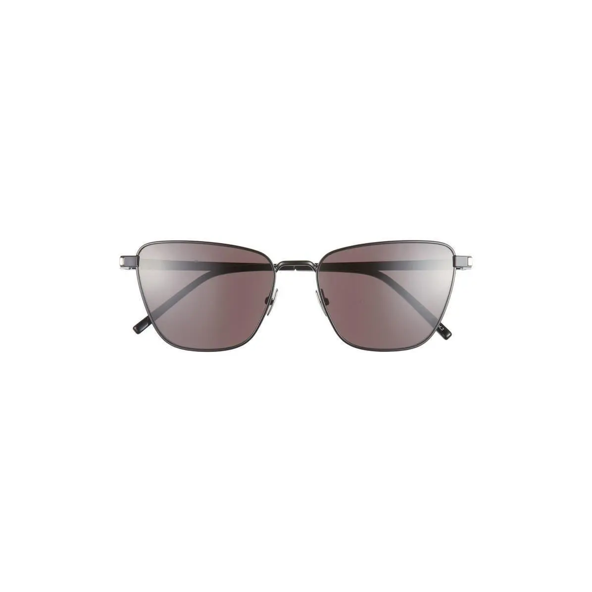 Saint Laurent Women 57mm Cat Eye Sunglasses Black Black Black