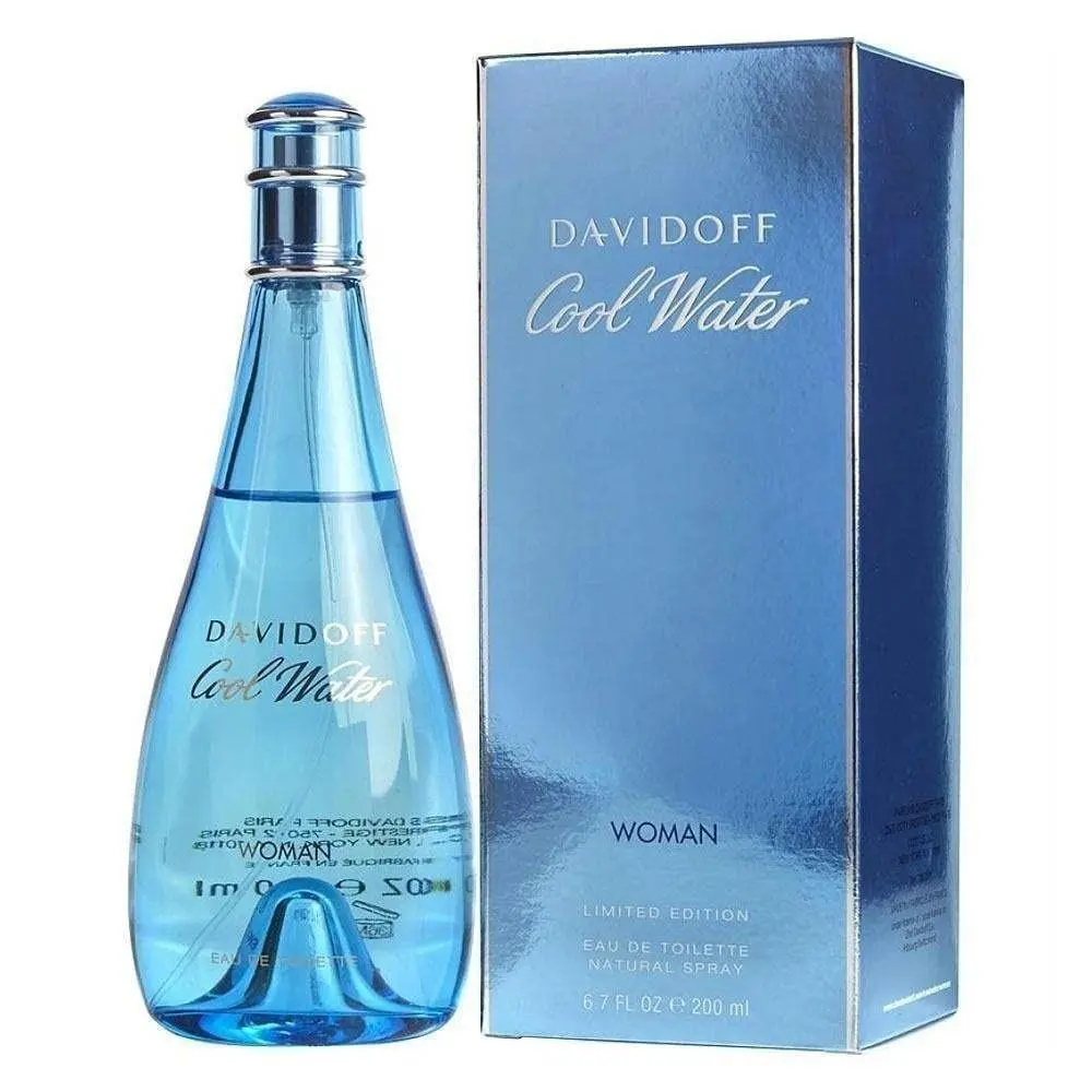 Cool Water by Davidoff For Women Eau de Toilette Spray 6.7 oz