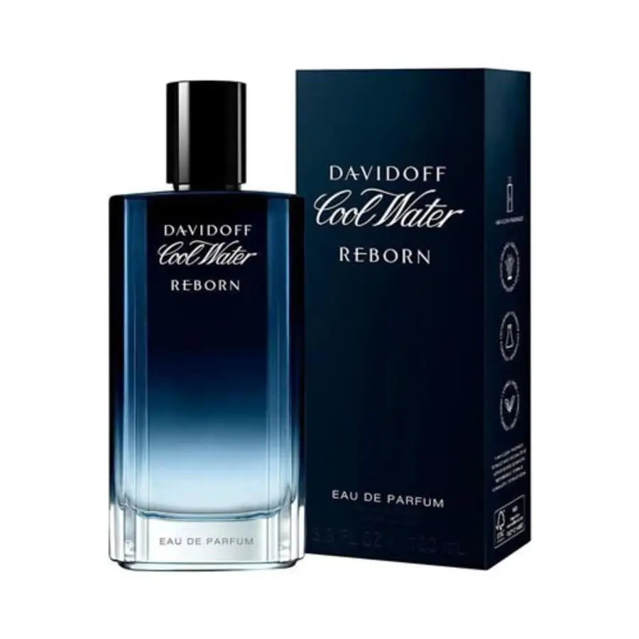 Davidoff Men`s Cool Water Reborn Edp 3.4 oz Fragrances 3616303470043