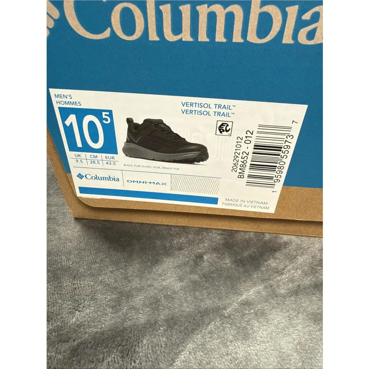 Columbia shoes - Columbia Vertisol Trail - Vertisol Trail - BM8652-01210 - Black 7