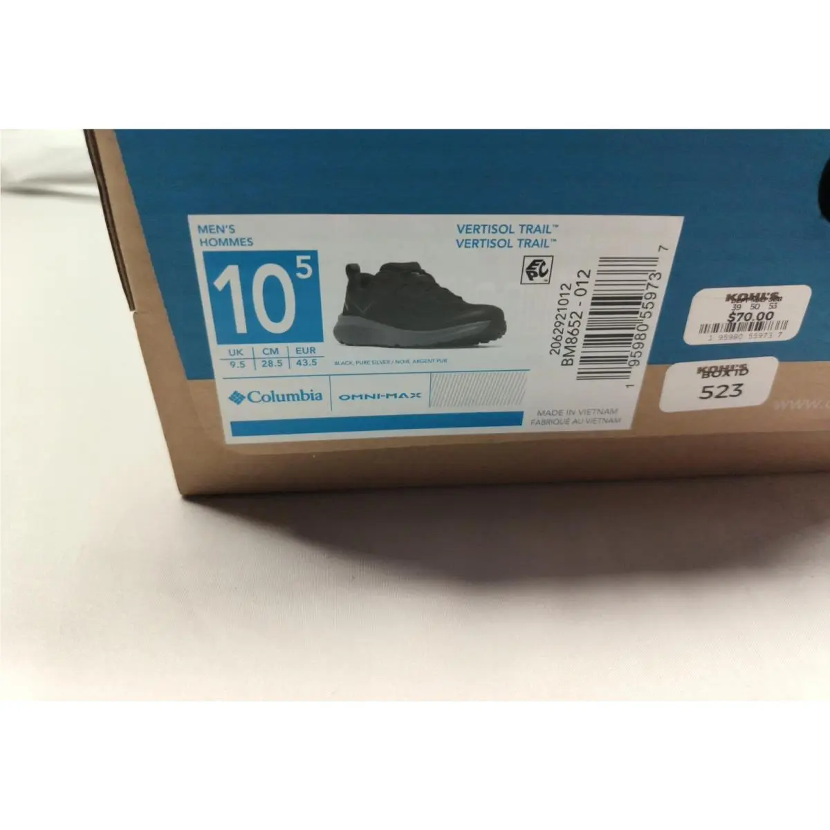 Columbia shoes - Columbia Vertisol Trail - Vertisol Trail - BM8652-01210 - Black 6