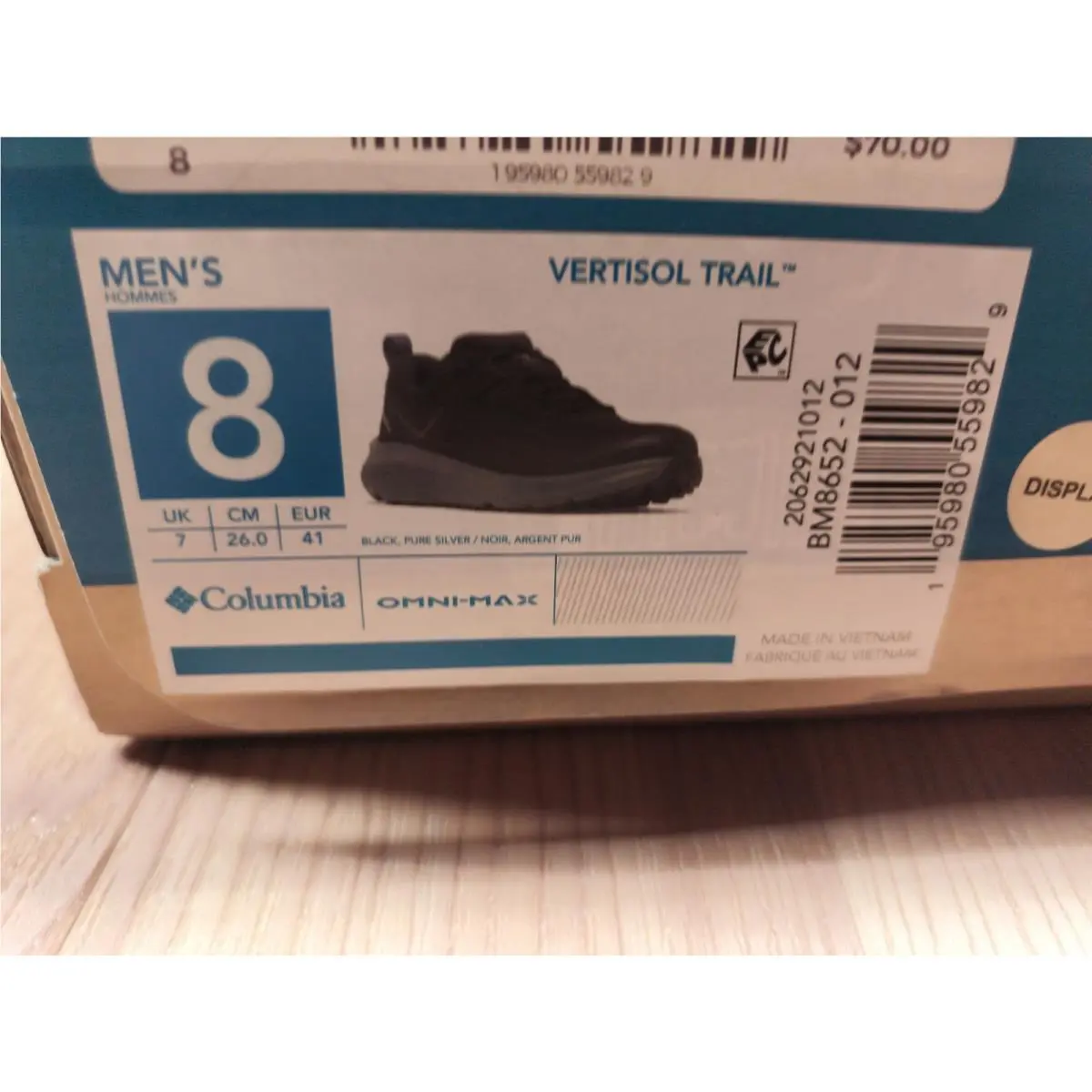 Columbia shoes - Columbia Vertisol Trail - Vertisol Trail - BM8652-01210 - Black 7
