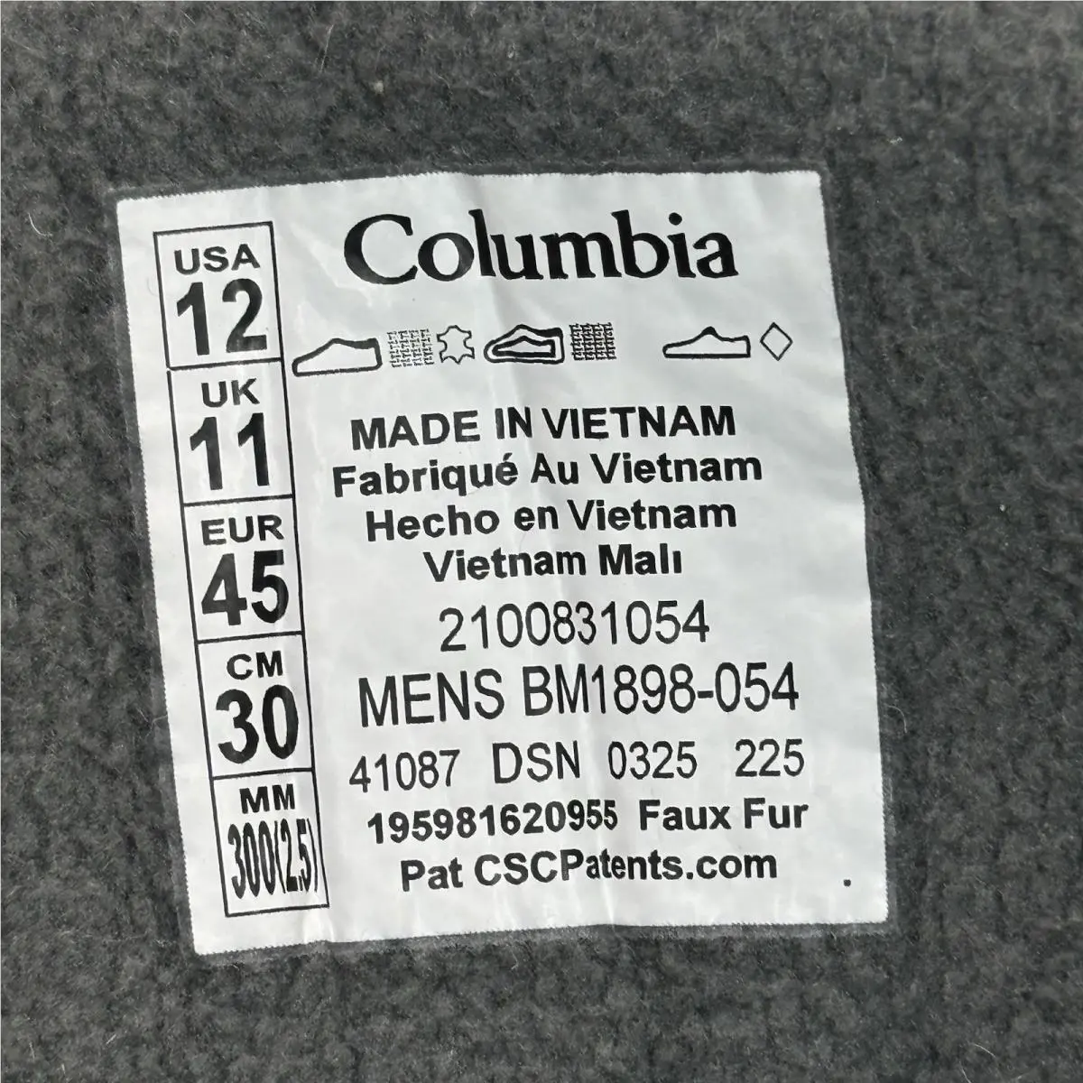 Columbia shoes - Columbia Fairbanks Omni-Heat 200g - Fairbanks - BM1898-054 - Grey Purple Black 8