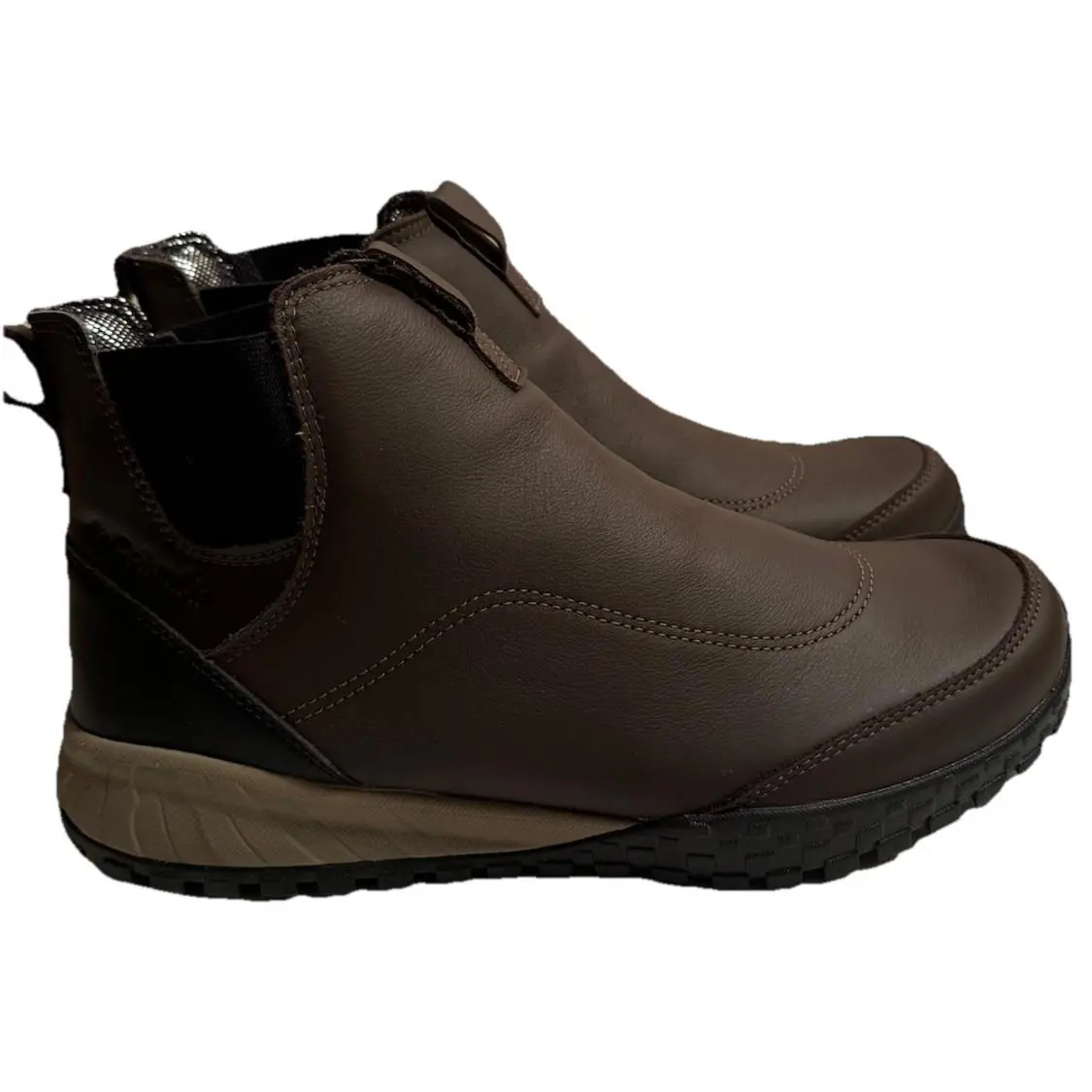 Columbia Fairbanks Rover Chelsea Boots Men’s Size 11 Brown Waterproof Shoe