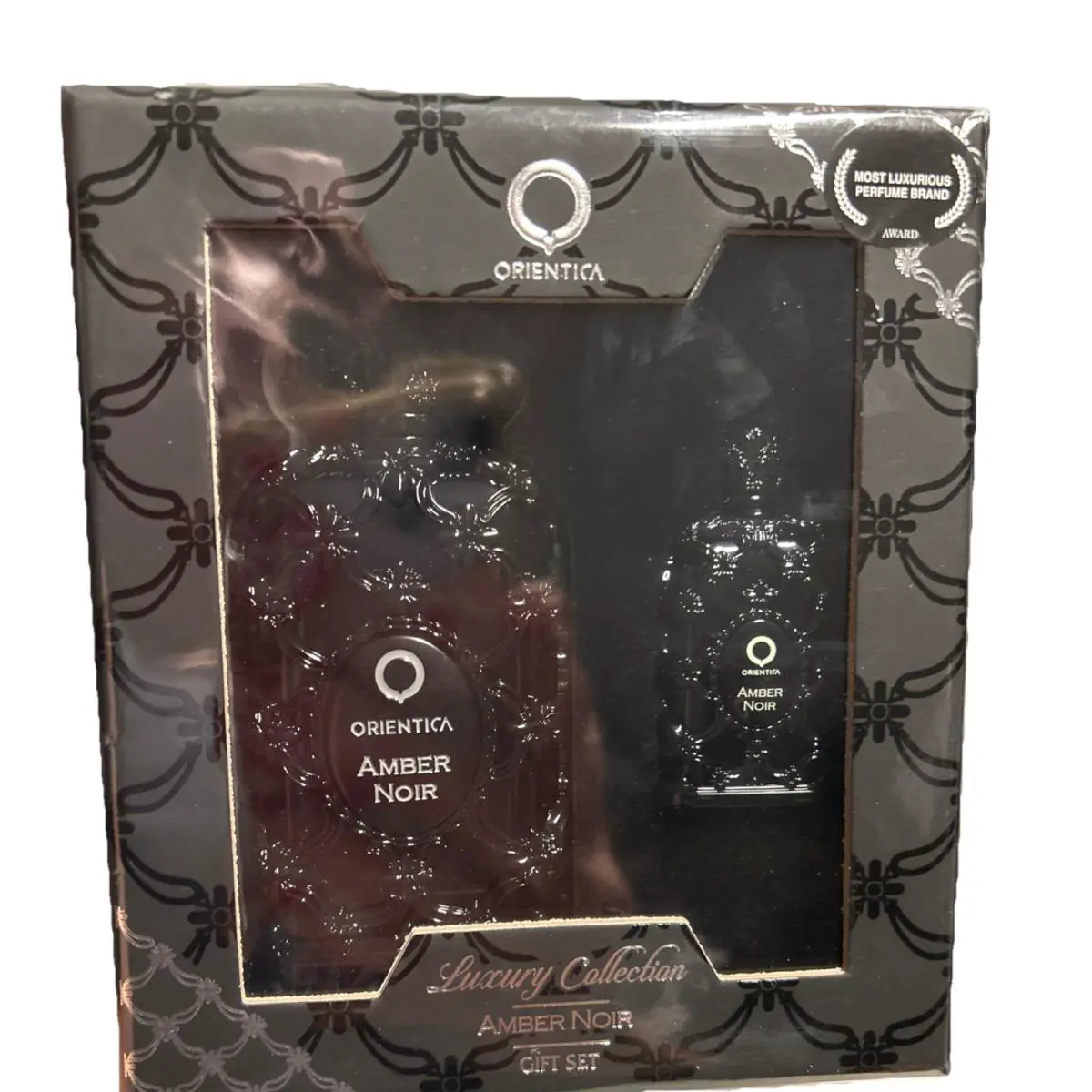 Orientica Amber Noir Gift Set 30 ml + 7.5ml Eau de Parfum Spray Woody Unisex