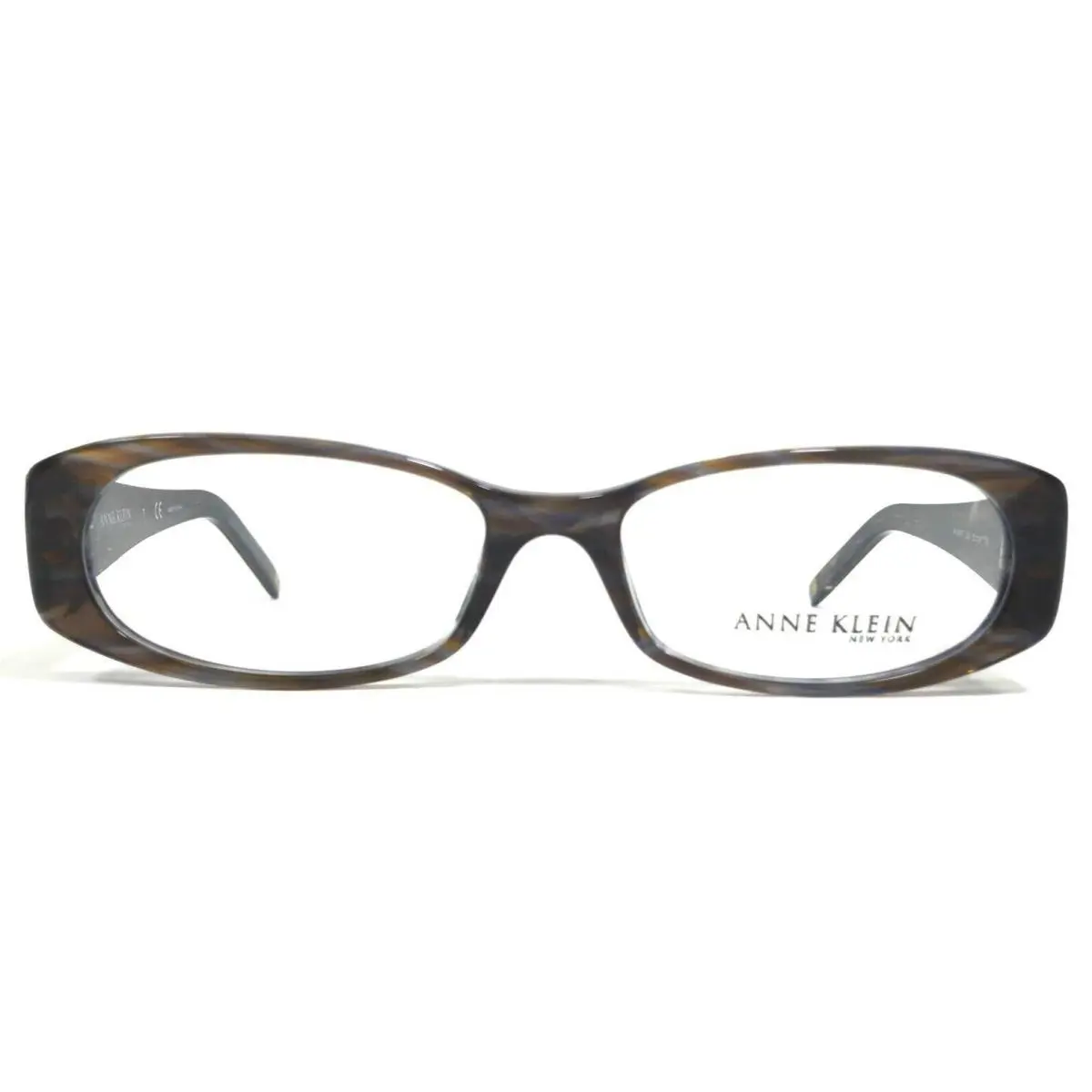 Anne Klein Eyeglasses Frames AK 8087 222 Clear Brown Blue Purple Horn 52-16-135