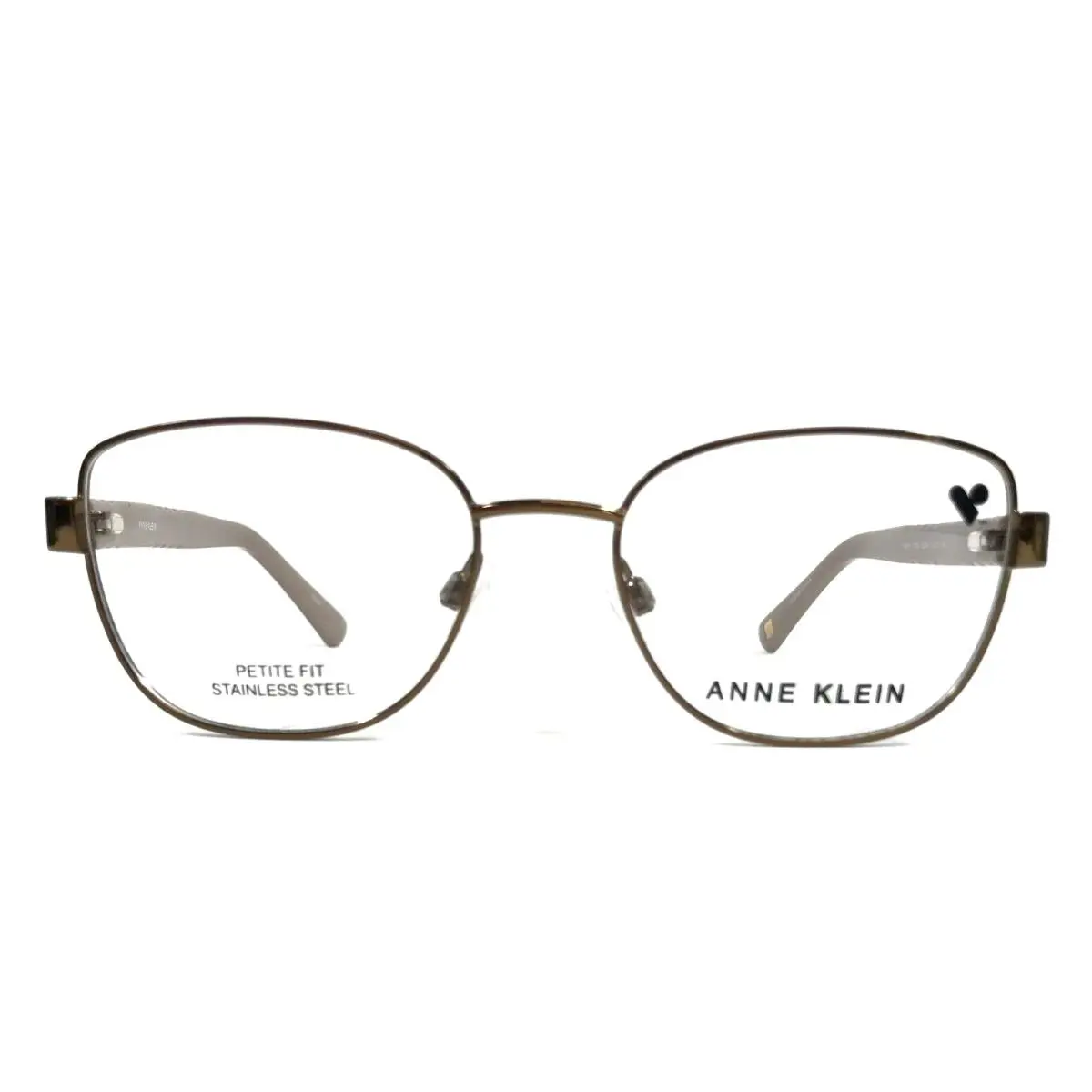 Anne Klein Petite Eyeglasses Frames AK5101 203 Mocha Cat Eye Full Rim 49-17-135