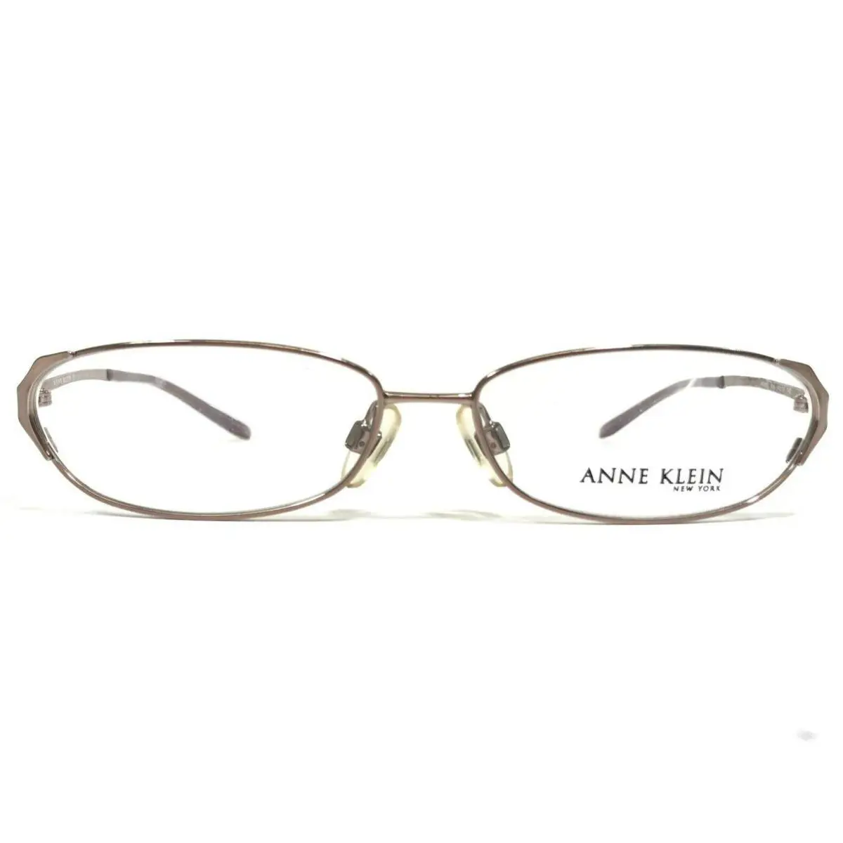 Anne Klein Eyeglasses Frames AK9060 446 Gold Oval Full Wire Rim 54-14-140