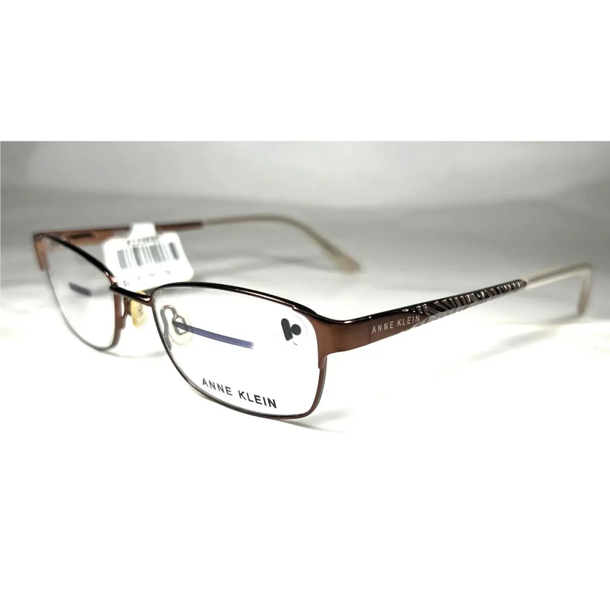 Anne Klein AK5048 208 Mocha Eyeglasses Frame 5048 208 Brown Size: 51-17-140