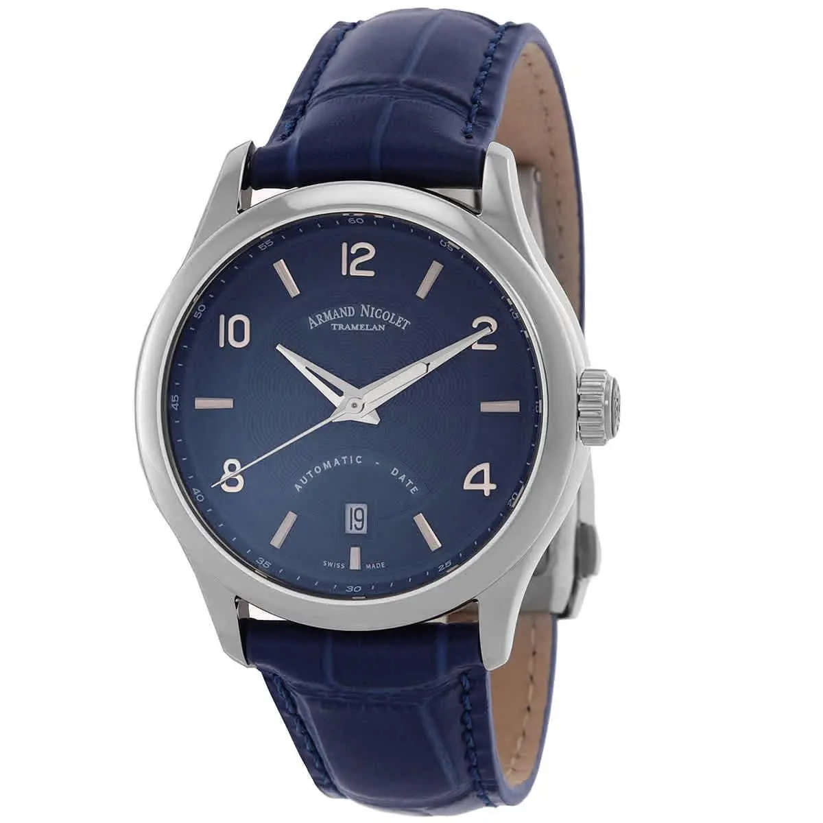 Armand Nicolet M02-4 Automatic Blue Dial Men`s Watch A840AAA-BU-P840BU2