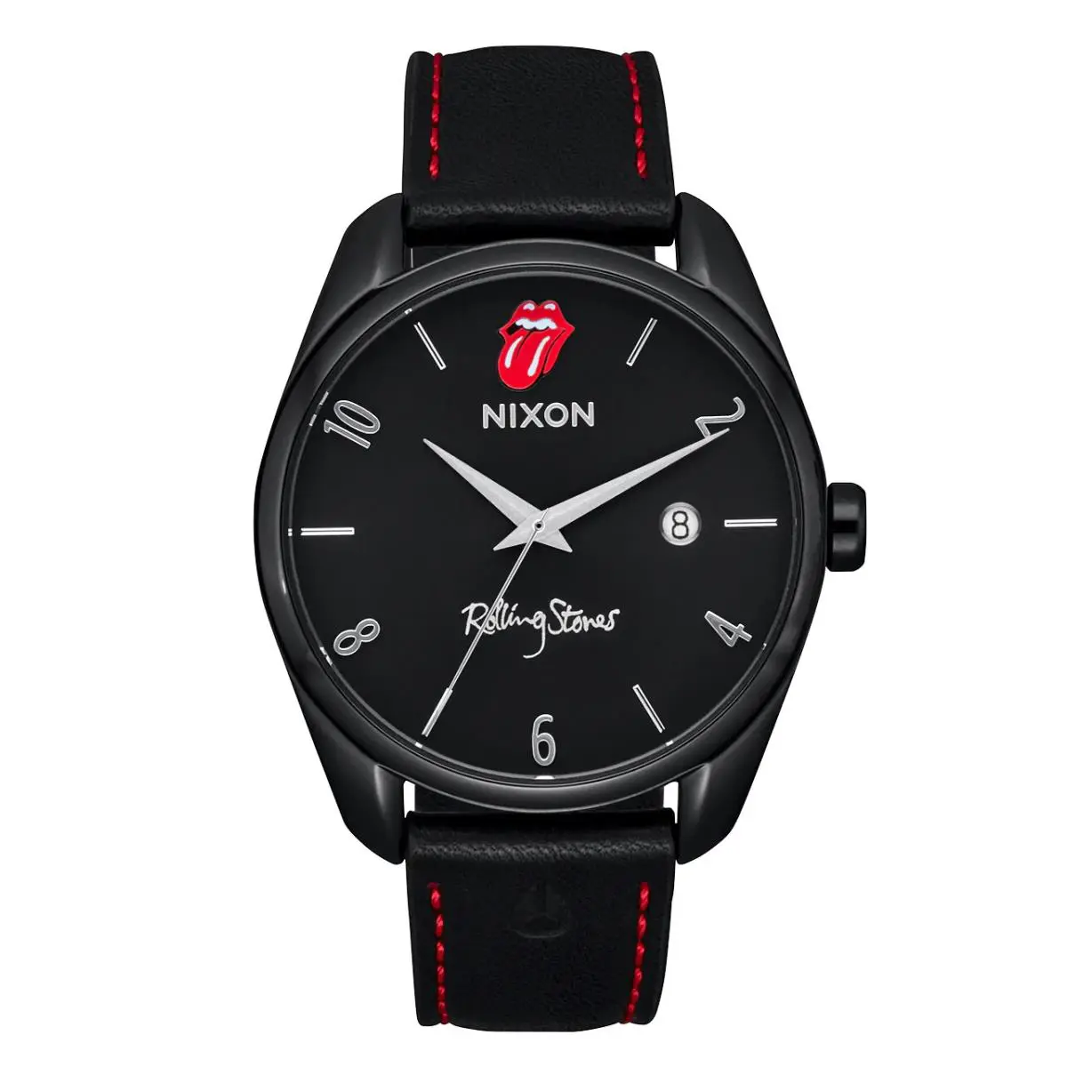 Women S Limited Edition Rolling Stones Thalia Leather Nixon Brand Watch
