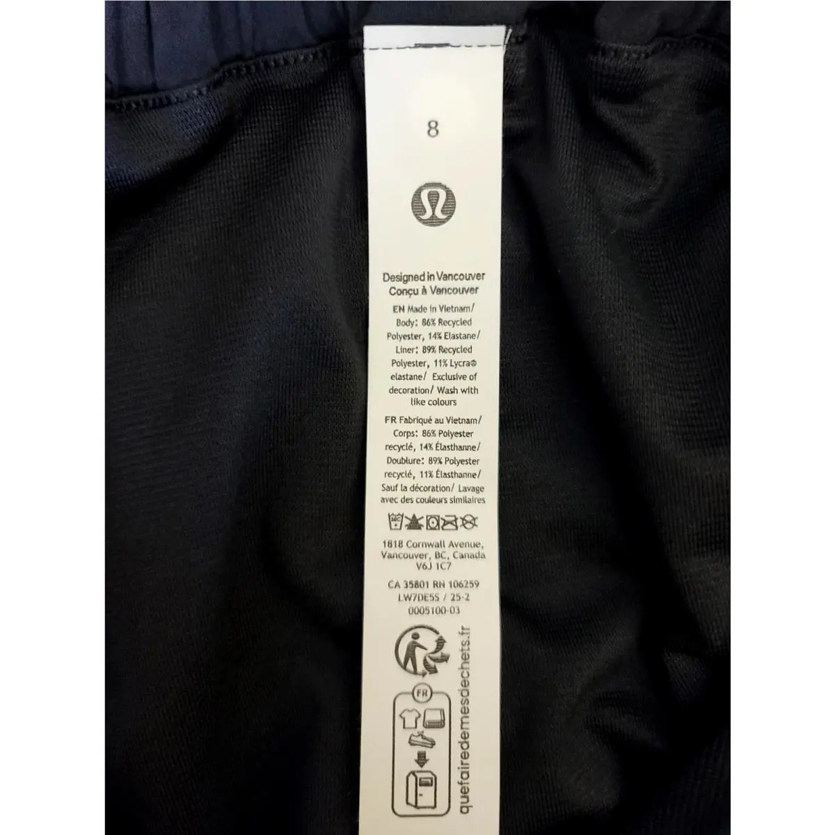 Lululemon clothing - lululemon hotty hot HR short - LW7DE5S - Black 6