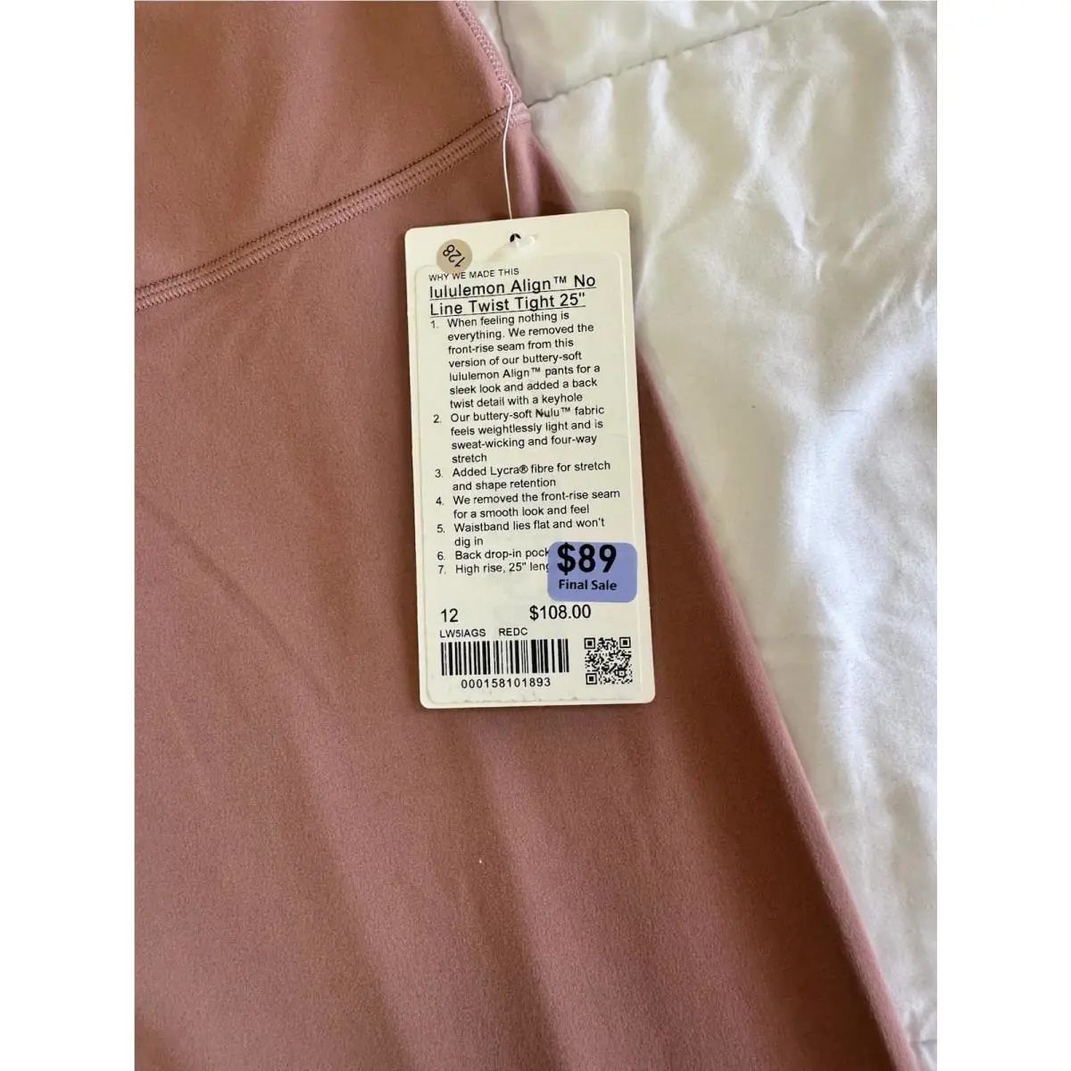 Lululemon clothing - Lululemon Align - Align - Red Clay 0