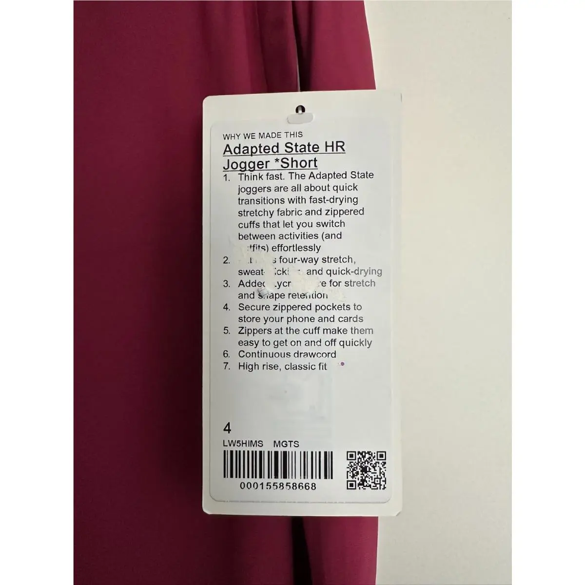 Lululemon clothing - Pink 2