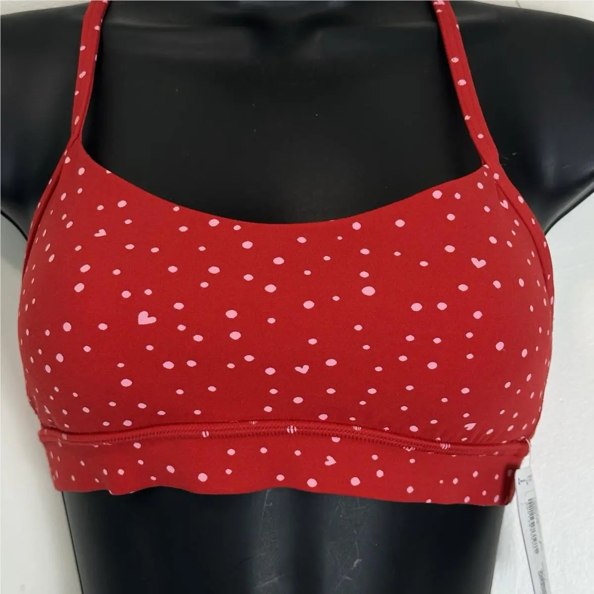 Lululemon clothing - Heart Scatter Dot Print Candy Cloud Oxford Red 0