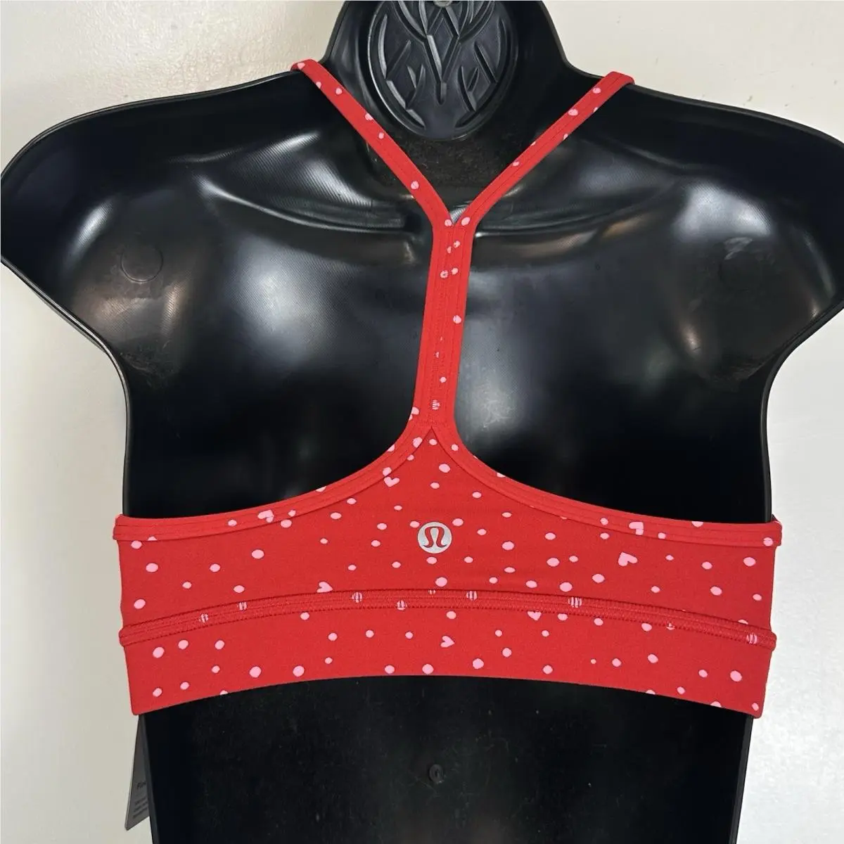 Lululemon clothing - Heart Scatter Dot Print Candy Cloud Oxford Red 1