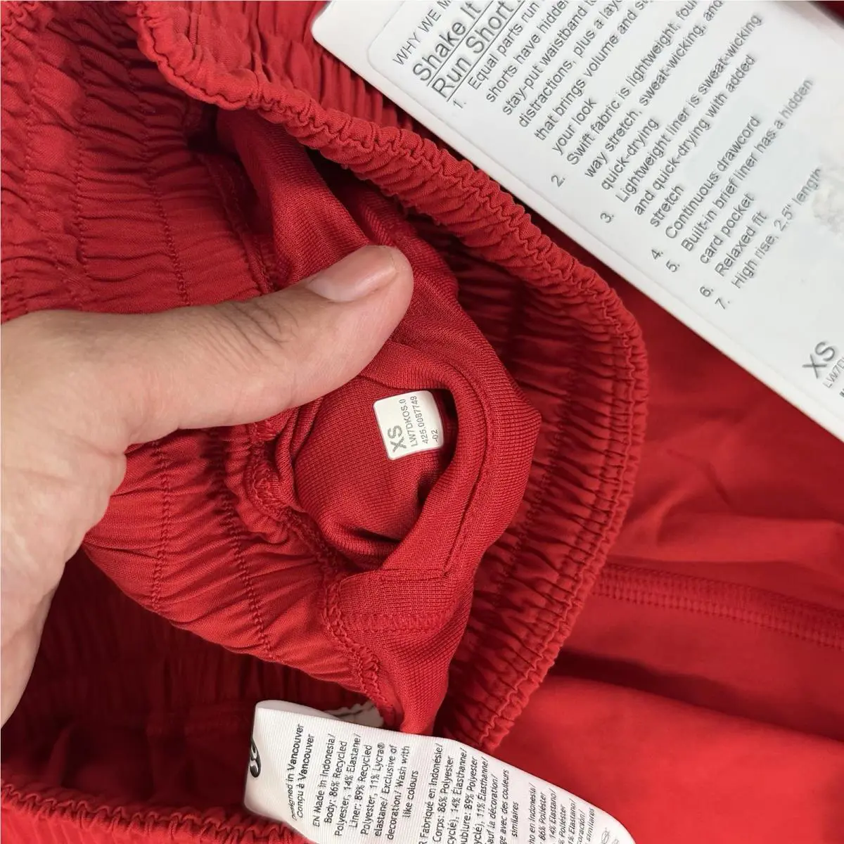 Lululemon clothing - Red 8