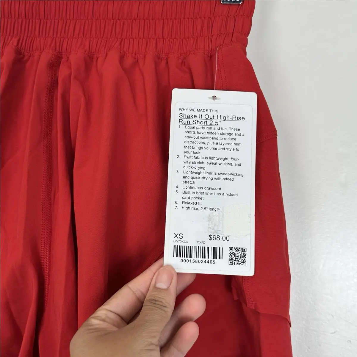 Lululemon clothing - Red 1