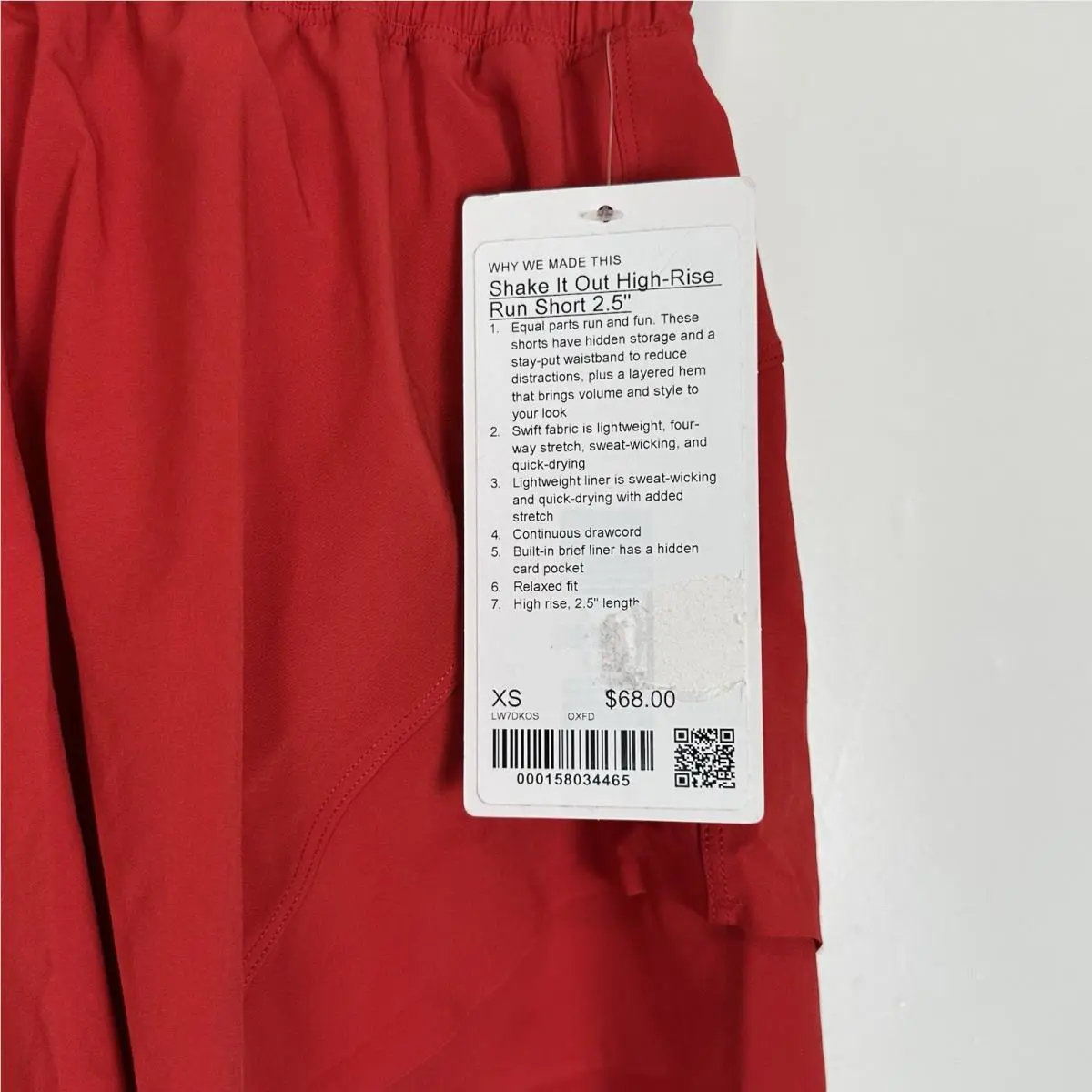 Lululemon clothing - Red 2