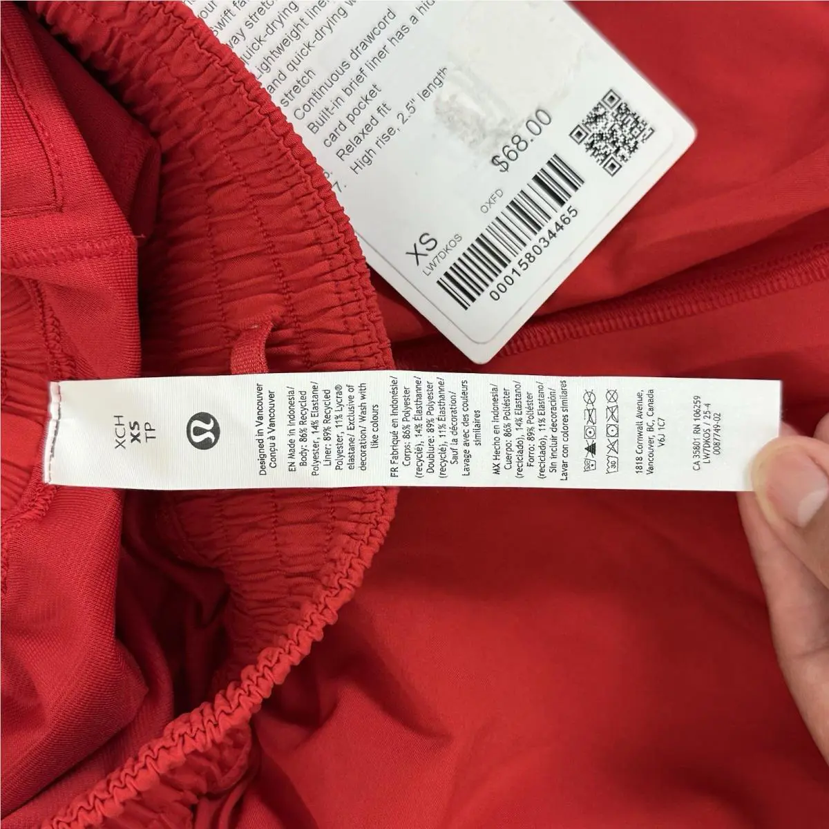 Lululemon clothing - Red 6