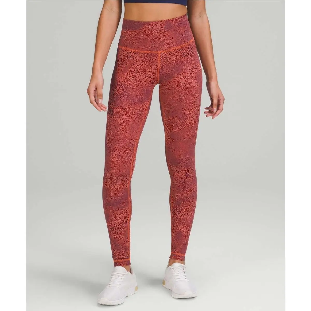 Lululemon clothing - Crackle Glaze Vintage Orange Larkspur 2