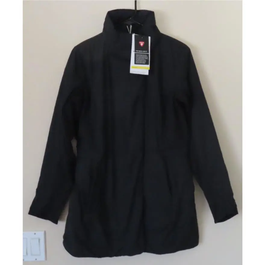 Lululemon Sleek City Primaloft Travel Long Jacket Black Women Size XL Tags