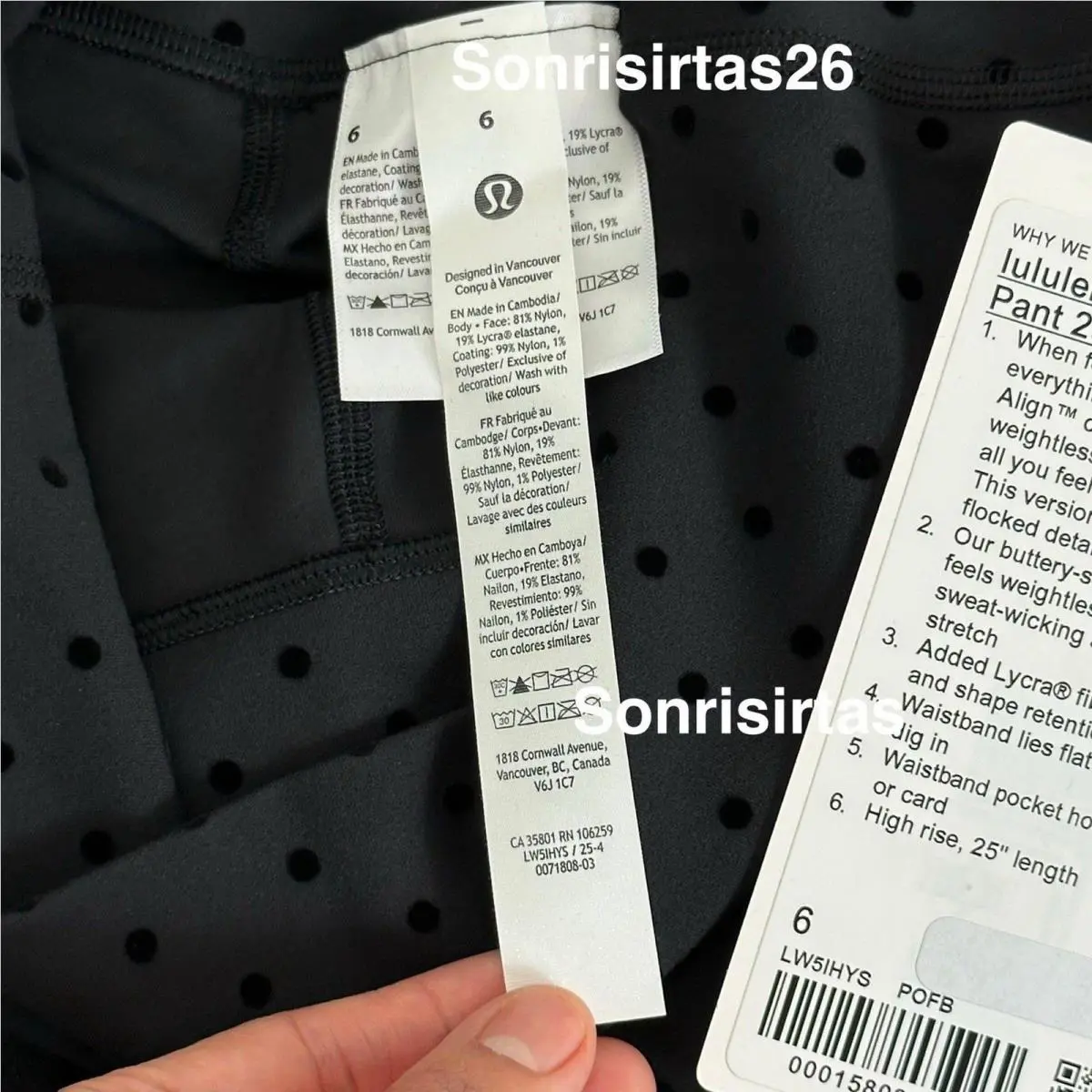 Lululemon clothing - Black 9