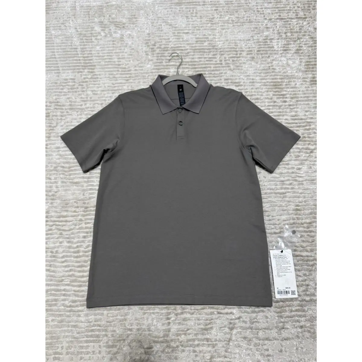 Lululemon Pique Classic Fit Short Sleeve Polo T Shirt Rover - Medium