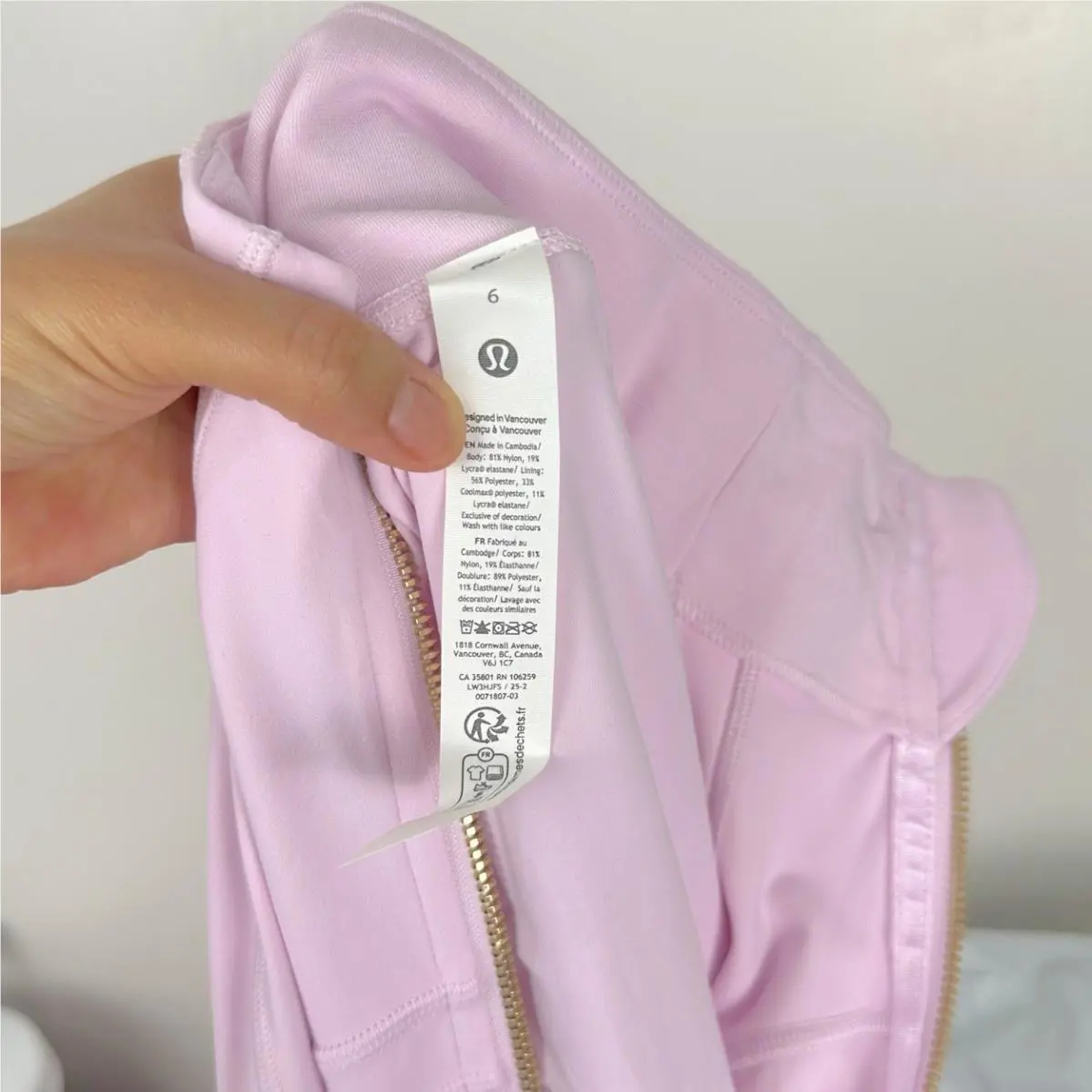 Lululemon clothing - lululemon define cropped nulu jacket - Pink 5