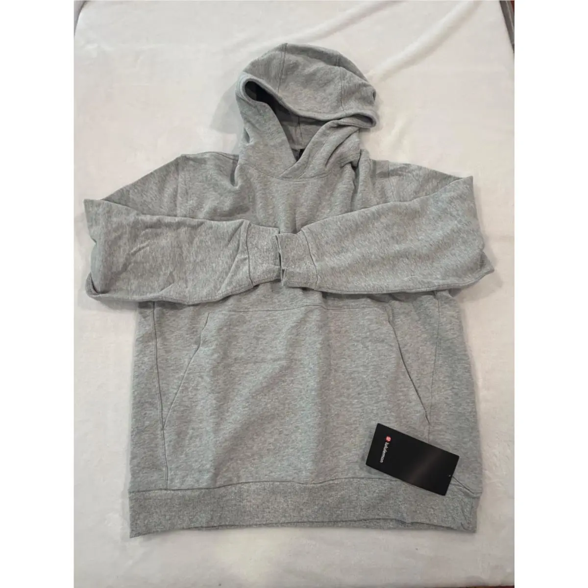 Lululemon Mens L Steady State Pullover Hoodie Sweatshirt Hsvd/sild Gray